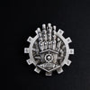 Starforged Warband Chapter Icon Iron Hands Pin Badge Warhammer 40000 Brooch