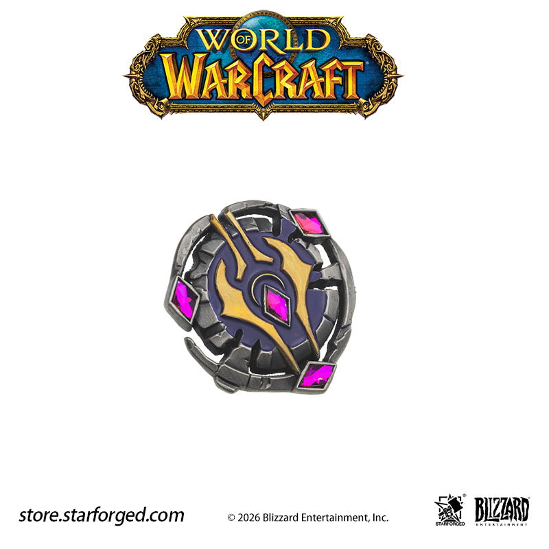 STARFORGED World of Warcraft Faction Badges | Men's Fashion Accessories | Officially Authorized | WOW Gifts