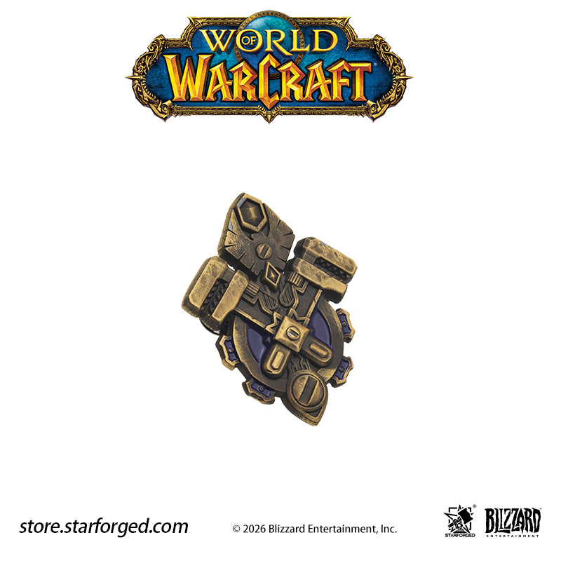 STARFORGED World of Warcraft Faction Badges | Men's Fashion Accessories | Officially Authorized | WOW Gifts