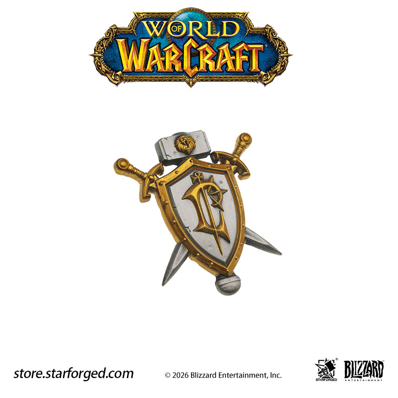 STARFORGED World of Warcraft Faction Badges | Men's Fashion Accessories | Officially Authorized | WOW Gifts