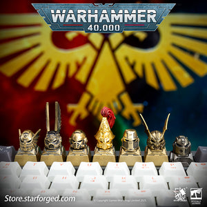 40k Multi Key Starforged Warhammer 40K Space Marine Keycaps Keyboard Cap Birthday Gi