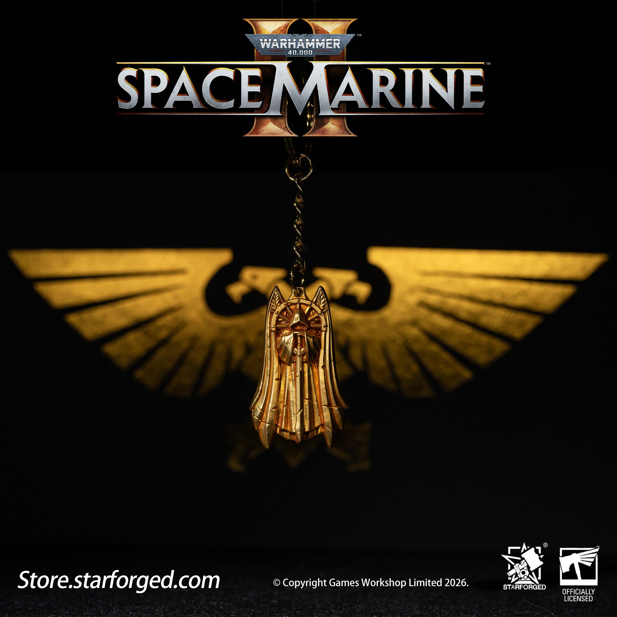 Dark Angels Artificer Chapter Armourial Keychain