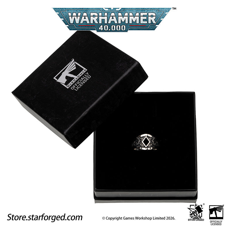 Warhammer 40K Space Wolves Ring of Leman Russ Wolf King Memorial Ring Starforged