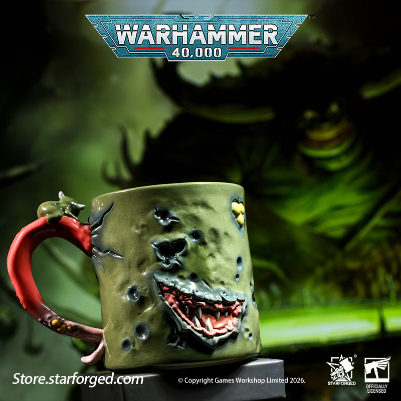 Starforged Warhammer 40K Chaos Gods Dark Gods The Plague Lord Nurgle Pustulent Beverage Mug All the Chaos gods are embodiments of the hopes, fears and other strong emotions and concepts generated by the mortal races. In Nurgle's case, the source of power is insecurity, denial, self-delusion and the living's fear of inevitable death and disease, as well as their unconscious response to that fear, which is the "power of life", the motivating power of mankind and other races. 