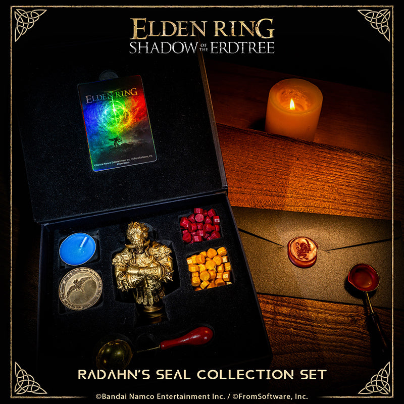Starscourge Radahn Starforged ELDEN RING Radahn Sealing Wax Statue Commemorative Coins Game Merchandise Officially Authorized "The Red Lion General wielded gravitational powers which he learned in Sellia during his younger days. All so he would never have to abandon his beloved but scrawny steed."