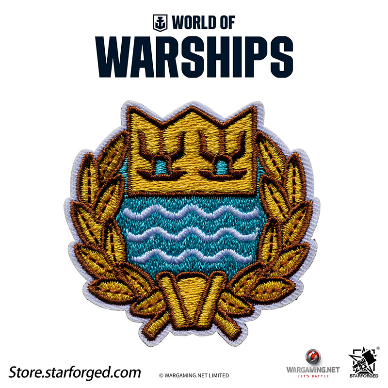 Starforged World of Warships WOWS Trendy Plaque Velcro Game Peripherals Wargaming License