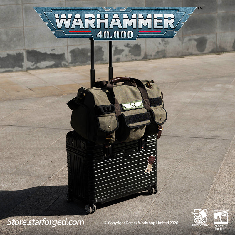 Starforged Warhammer 40K Imperial of Man Astra Militarum Traveler Bag Warhammer Fashion Accessories Gift