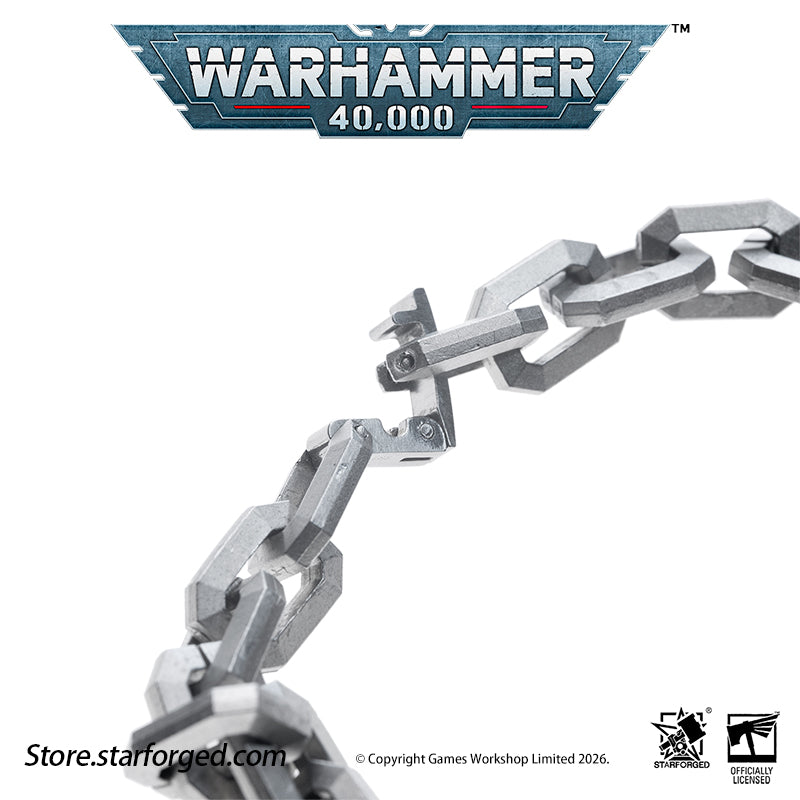 Starforged Warhammer 40K Space Marine Deathwatch Chain Bracelet Fashion Accessories