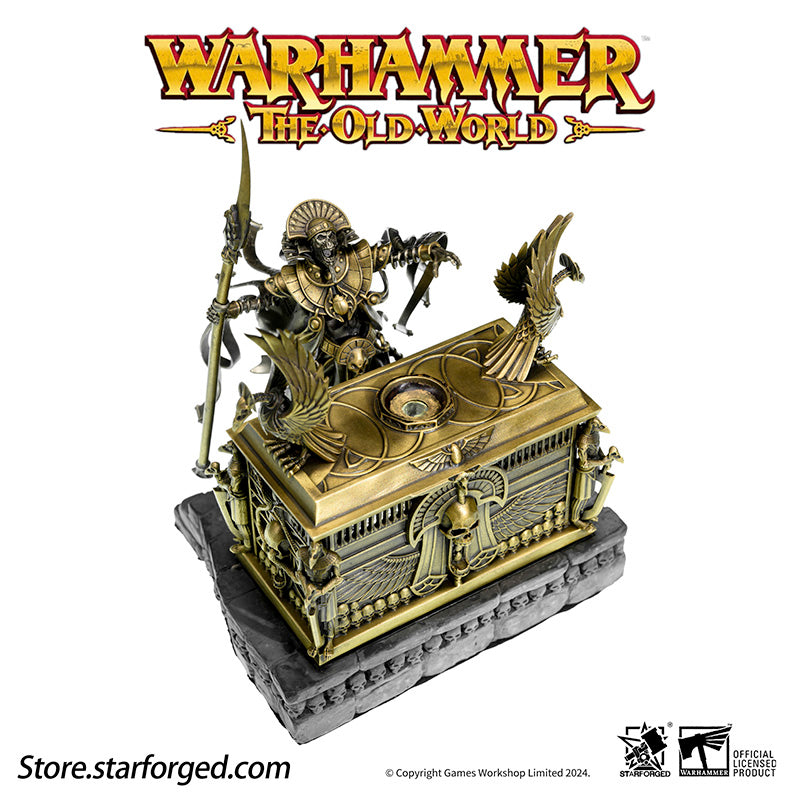 Starforged The Old World Warhammer Casket of Souls Incense Burner Tomb King dynasty Lords Aromatherapy Diffuser Other