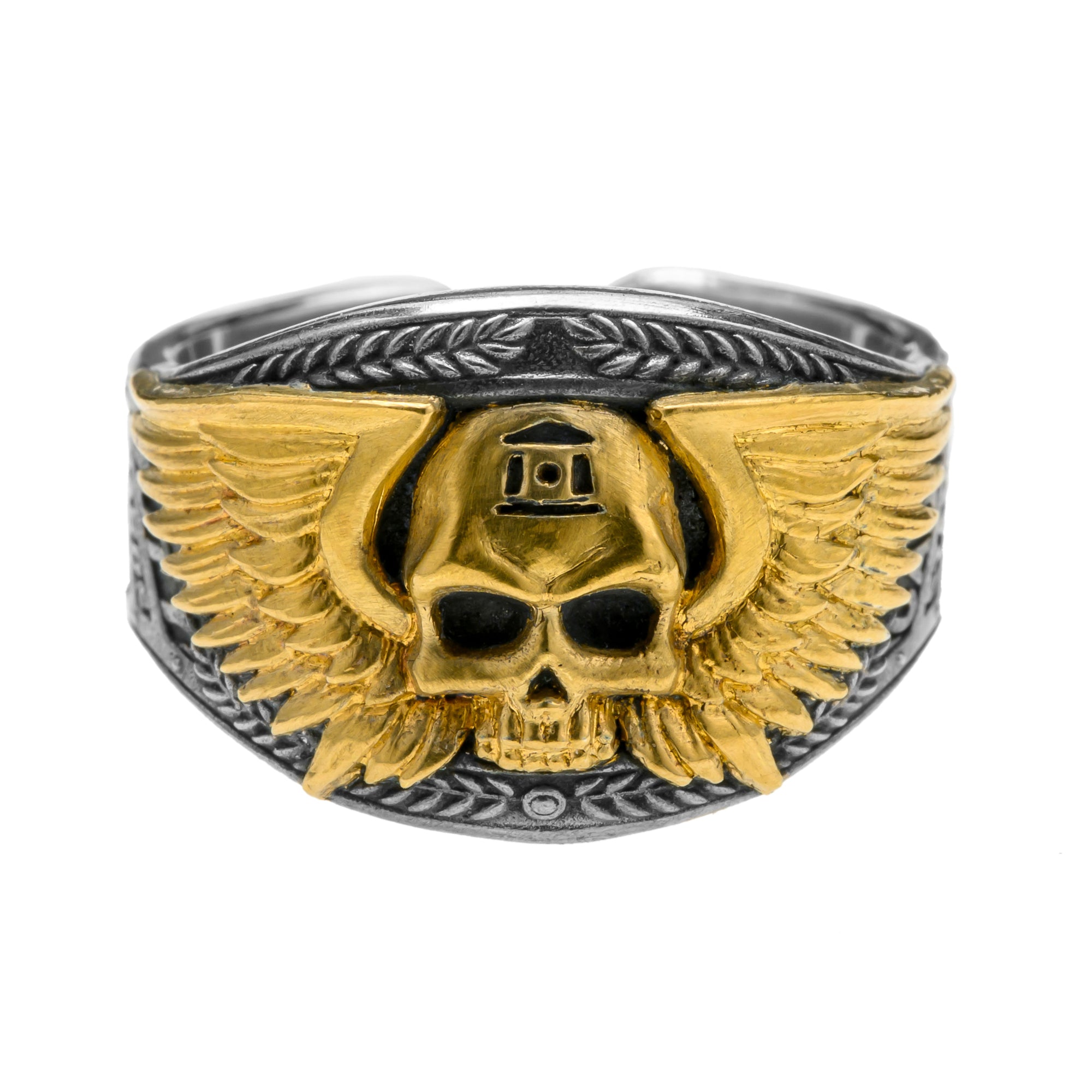 Astra Militarum De Gloria Cadia Ring Cadian Shock Troopers Warhammer Memorial Ring Gold & Silver