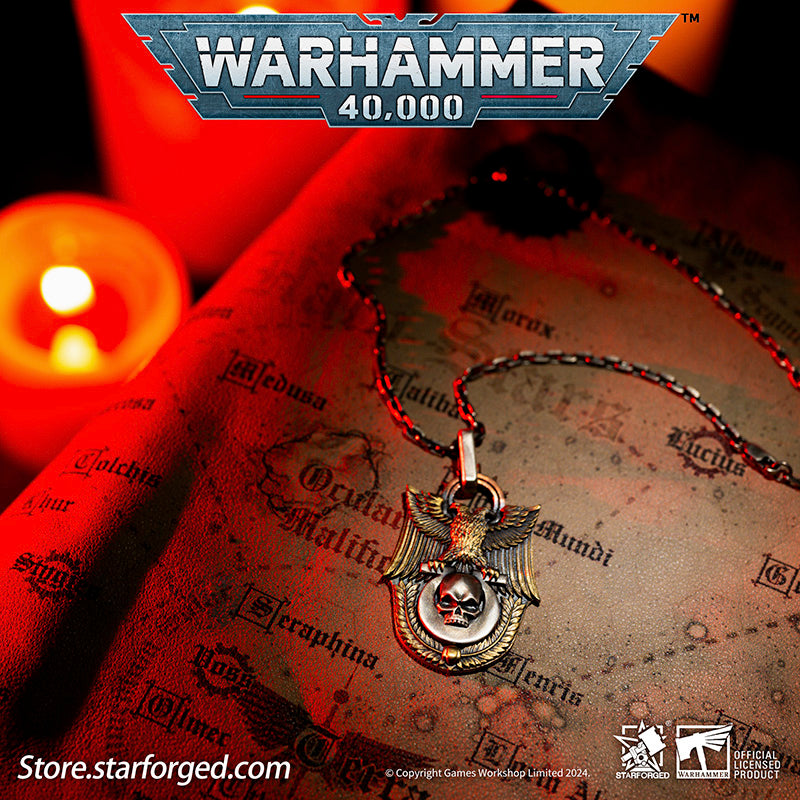 Starforged Warhammer 40K Macragge‘s Triumph Ultramarines Space Marines II Men's Necklace Christmas Gifts