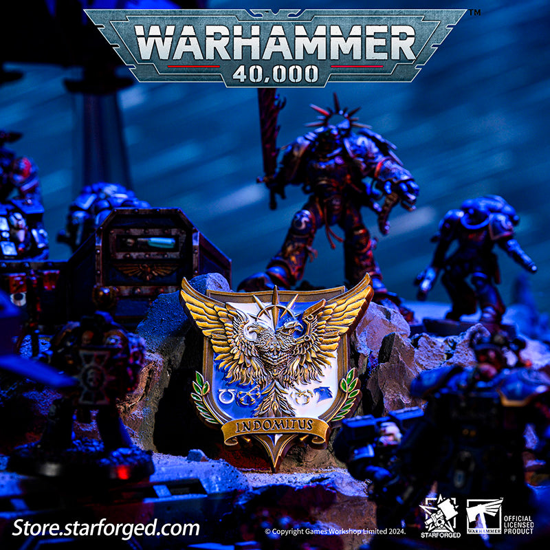 Starforged Brooch Roboute Guilliman  Indomitus Crusade Campaign Badge Pin Badge Warhammer 40000