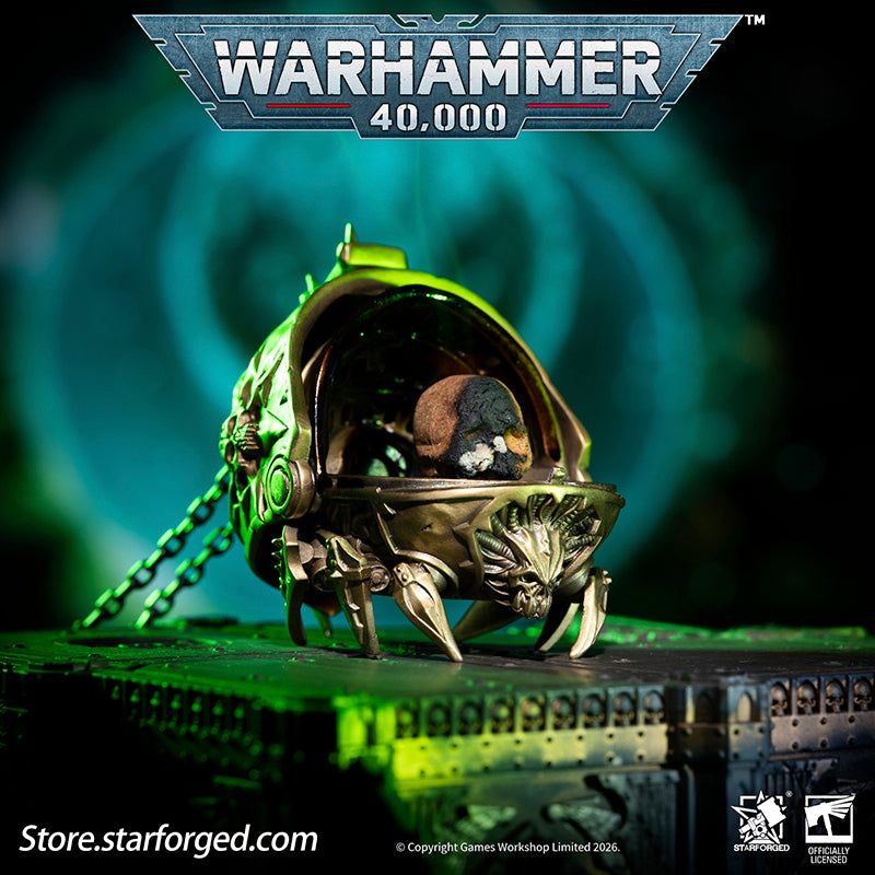 Starforged Warhammer 40K Chaos Space Marines Dark Mechanicum Thurible Incense Burner Men's Fashion Jewelry