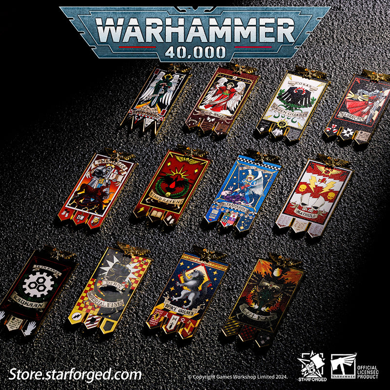 Starforged Space Marines Chapter Banner Collection Refrigerator Magnet Warhammer 40000 Other