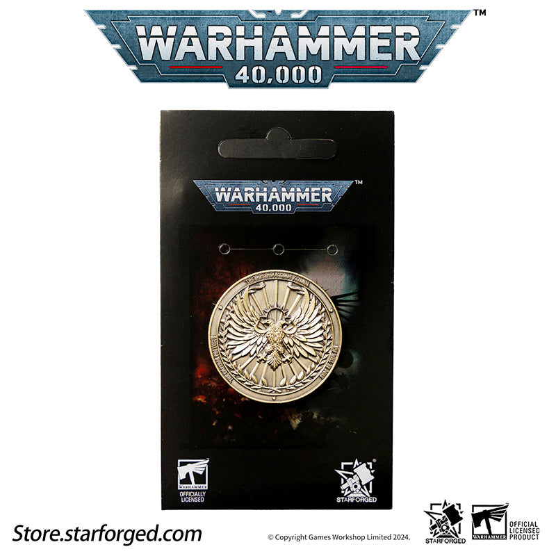 Warhammer 40K Collectible Coin Imperium of Man Terra Planetary Commemorative Coin Other