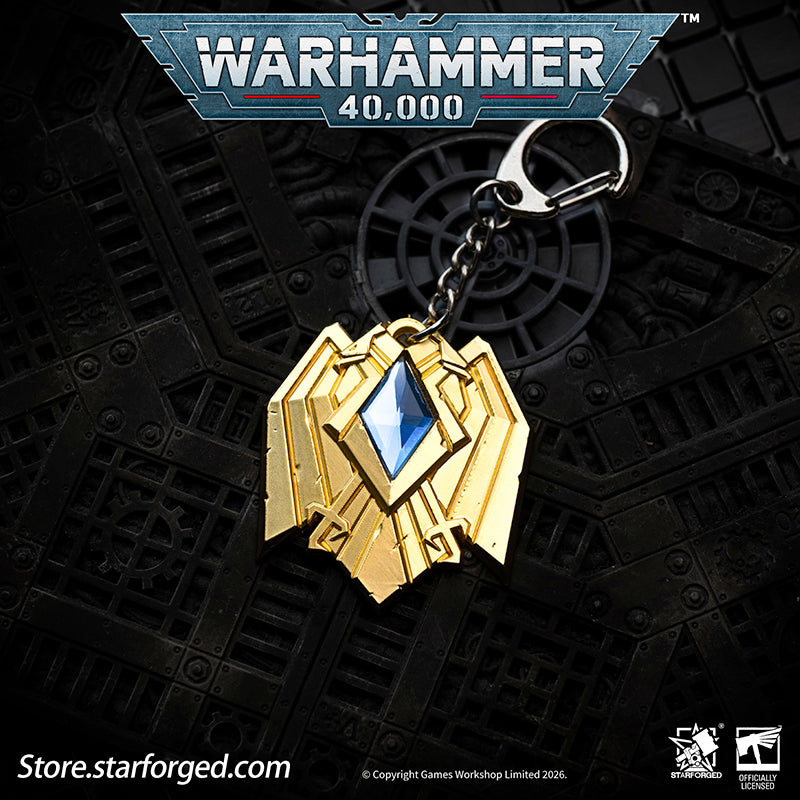 Starforged Warhammer 40K Space Marines Adeptus Custodes Signat Extremis Key Chain Men's Fashion Jewelry As the guardians of the Throne, the Adeptus Custodes decide who may enter the Emperor's throne room, and when. This is their supreme authority on Terra. These guardians are the mightiest warriors of humanity.To the Space Marines, they hold a significance akin to that which the transhuman warriors hold to ordinary Guardsmen—an elite caste so elevated that their raw power and will are utterly insurmountable