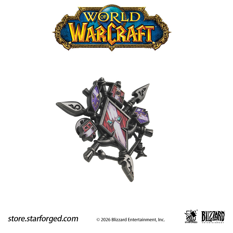 STARFORGED World of Warcraft Faction Badges | Men's Fashion Accessories | Officially Authorized | WOW Gifts