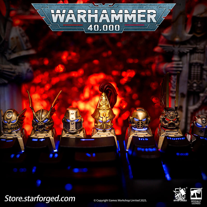 Starforged Warhammer 40K Space Marine Keycaps Keyboard Cap Birthday Gift Other