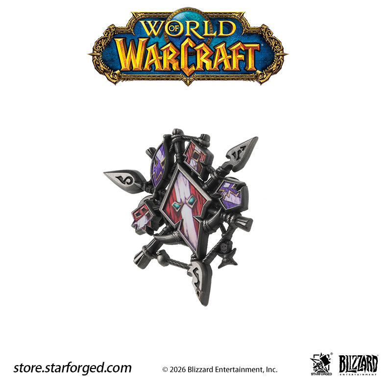 STARFORGED World of Warcraft Faction Badges | Men's Fashion Accessories | Officially Authorized | WOW Gifts