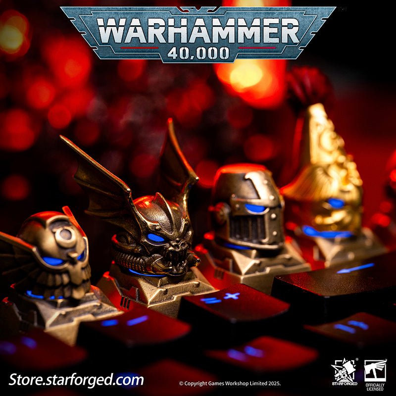 Starforged Warhammer 40K Space Marine Keycaps Keyboard Cap Birthday Gift Other