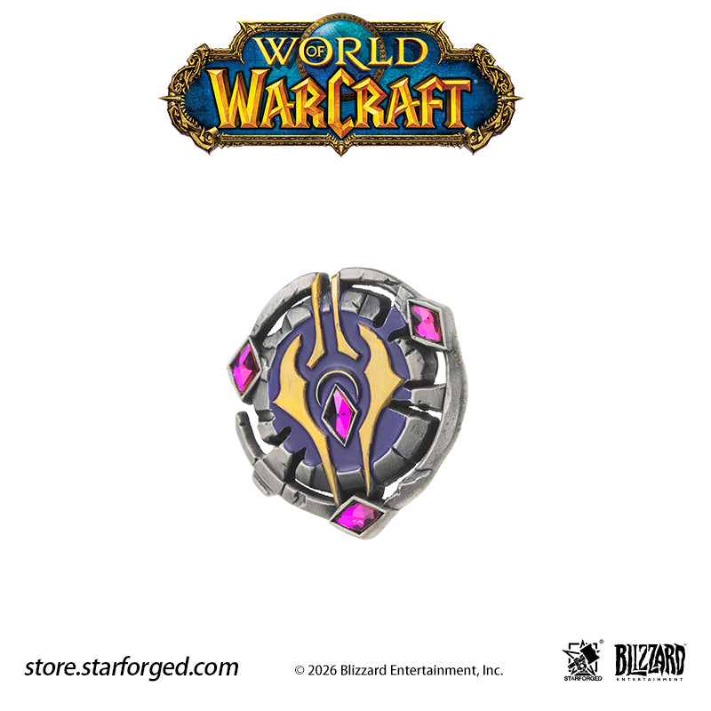 STARFORGED World of Warcraft Faction Badges | Men's Fashion Accessories | Officially Authorized | WOW Gifts