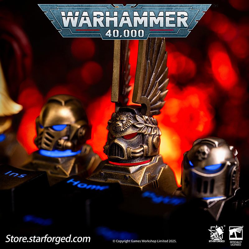 Starforged Warhammer 40K Space Marine Keycaps Keyboard Cap Birthday Gift Other