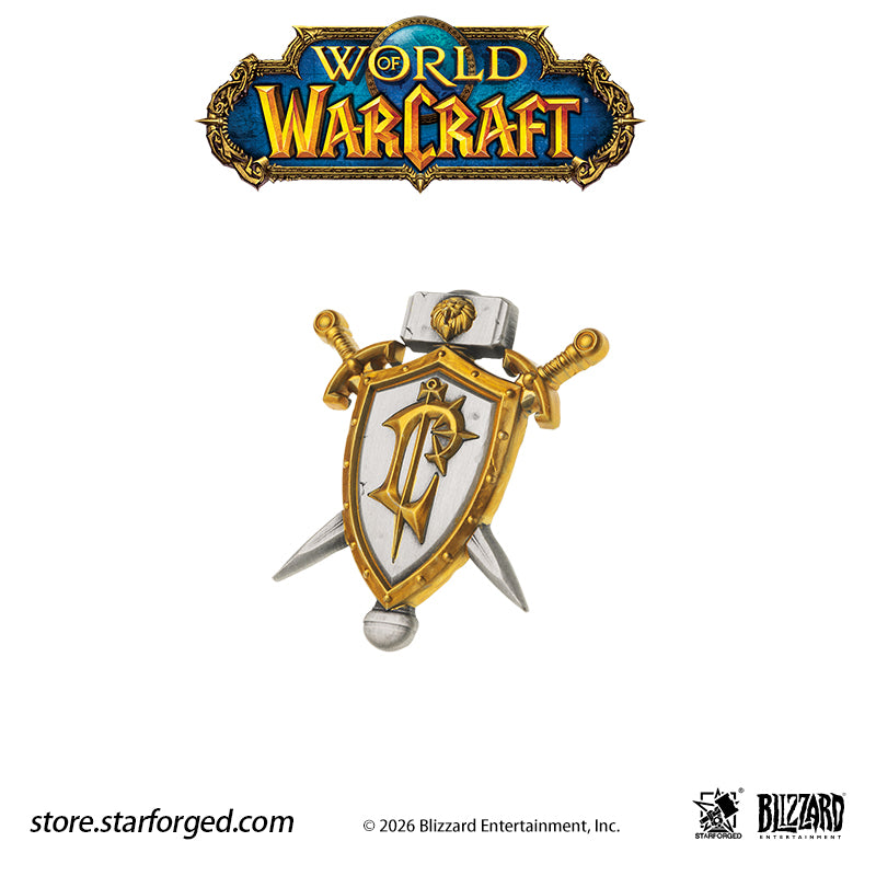 STARFORGED World of Warcraft Faction Badges | Men's Fashion Accessories | Officially Authorized | WOW Gifts