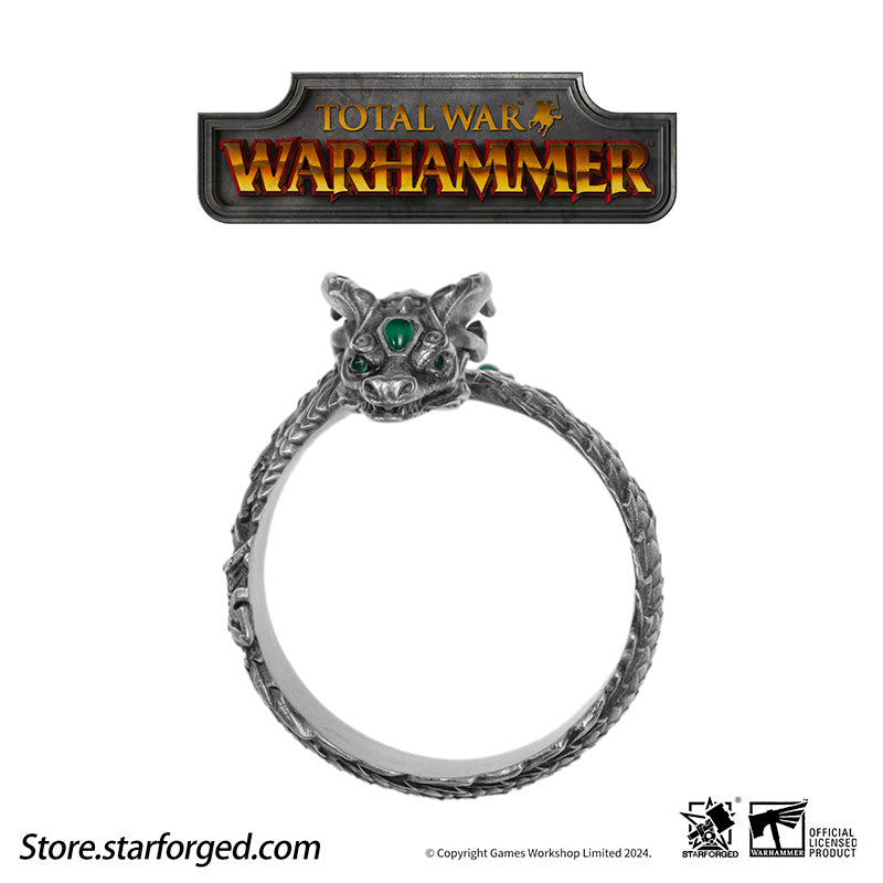 Starforged  Total War Warhammer III Dragons of Cathay  Zhao Ming & Miao Ying Dragon Ring Game Peripherals Set