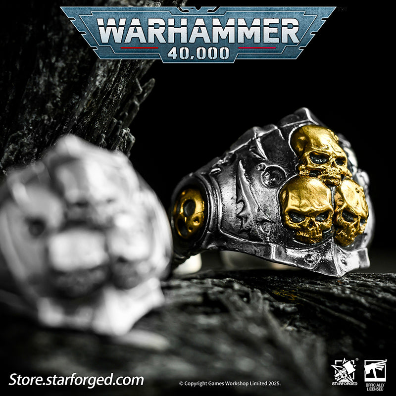 Starforged Warhammer 40K Ring of the Plague Dominus Death Guard Sliver Rings Accessories Jewelry The Death Guard were the XIV Astartes Legion, gene-sons of Mortarion. Once loyal sentinels of the Imperium, they turned against the Emperor during the galaxy-shattering Horus Heresy.For ten millennia since, they have stalked the stars as Nurgle's Chosen - living vessels of countless pestilences, silently spreading death and corruption across worlds. 