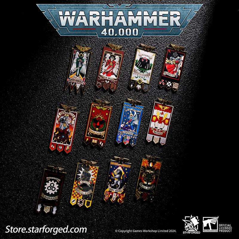 Starforged Space Marines Chapter Banner Collection Refrigerator Magnet Warhammer 40000 Other