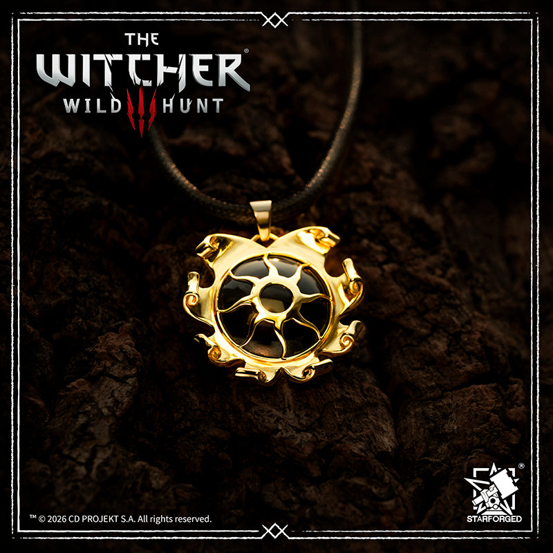 Starforged The Witcher 3: Wild Hunt Nilfgaardian Royal Pendant Silver Pendant Game Merchandise Officially Authorized The Nilfgaardian Empire is the most powerful empire in the known world and in history. Located in the south of the continent, it boasts formidable military forces and elite commanders.  Its capital is the City of Golden Towers, situated on the banks of the Alba River. The empire continuously expands its territory by conquering neighboring lands through both military might and political maneuv