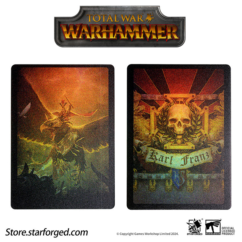 Starforged Warhammer Total War Seal of the Emperor Karl Franz Prince Atldorf Wax Seal Collectible Coin Set Other