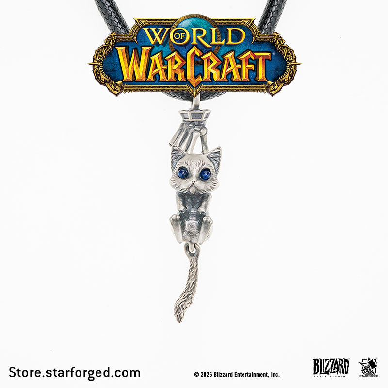 Starforged World of Warcraft Mr.Bigglesworth Necklace Men's Fashion Jewelry Officially Authorized
