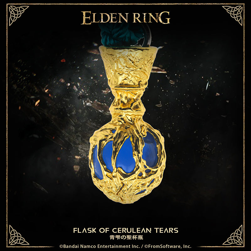 Starforged Flask of Crimson Tears ELDEN RING Men's Necklace Pendant Game Props Boyfriend Gift