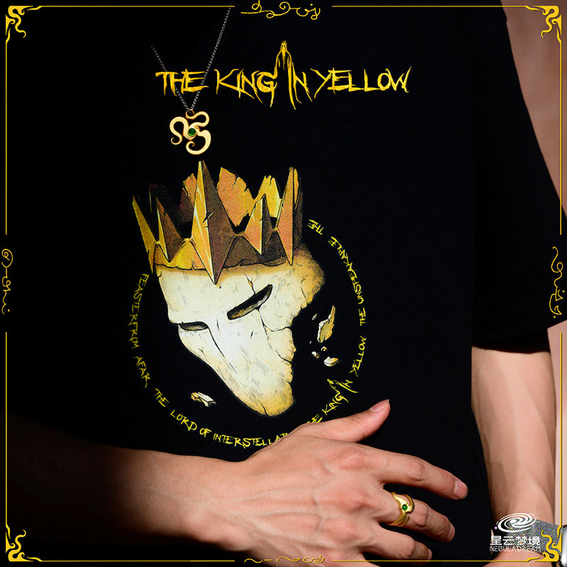 Starforged Cthulhu Mythos The King in Yellow Men's Cotton Short-Sleeved T-shirt Other