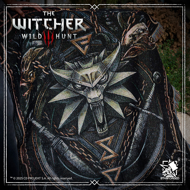 Starforged The Witcher 3: Wild Hun Witcher 3 Themed Blanket: The Protection of Kaer Morhen Game Merchandise Officially Authorized