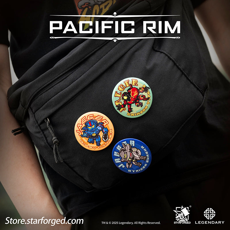Starforged Pacific Rim Pin Badge Set Men's Accessories Official License