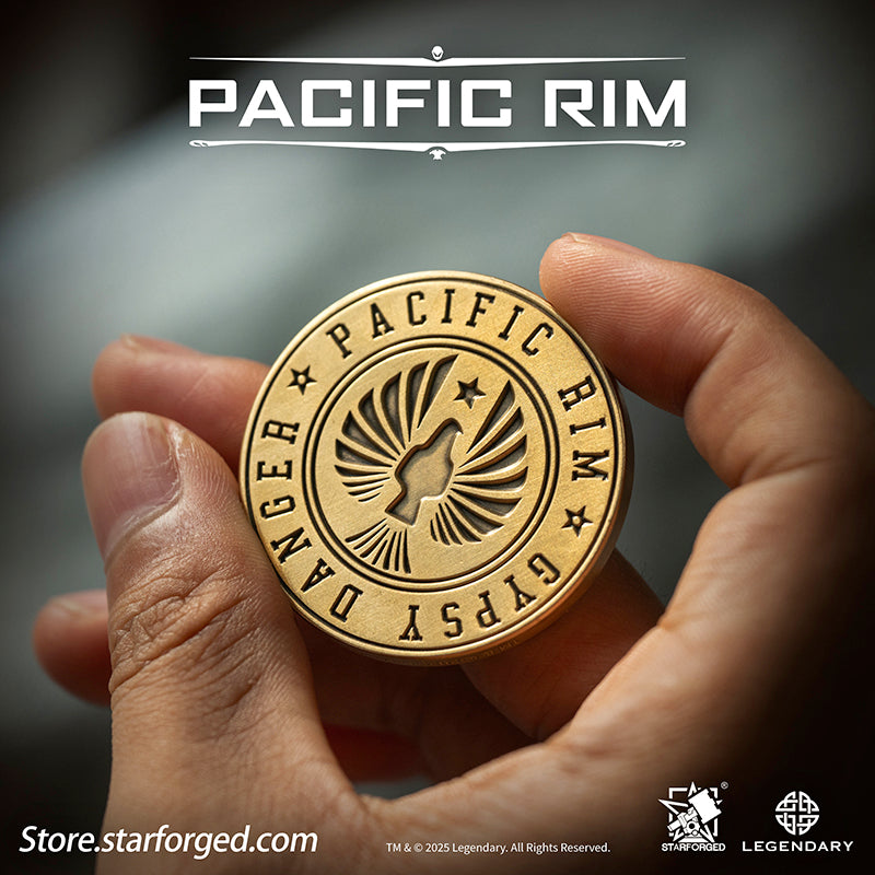 Starforged Pacific Rim PPDC Mark-3 Ace Jaeger – Gipsy Danger Themed Commemorative Coin Gift Official License Gipsy Danger, a Mark-3 Jaeger from the film Pacific Rim, was constructed in Alaska and activated on July 10, 2017. Standing 79 meters tall and weighing 1,980 tons, it is equipped with the 