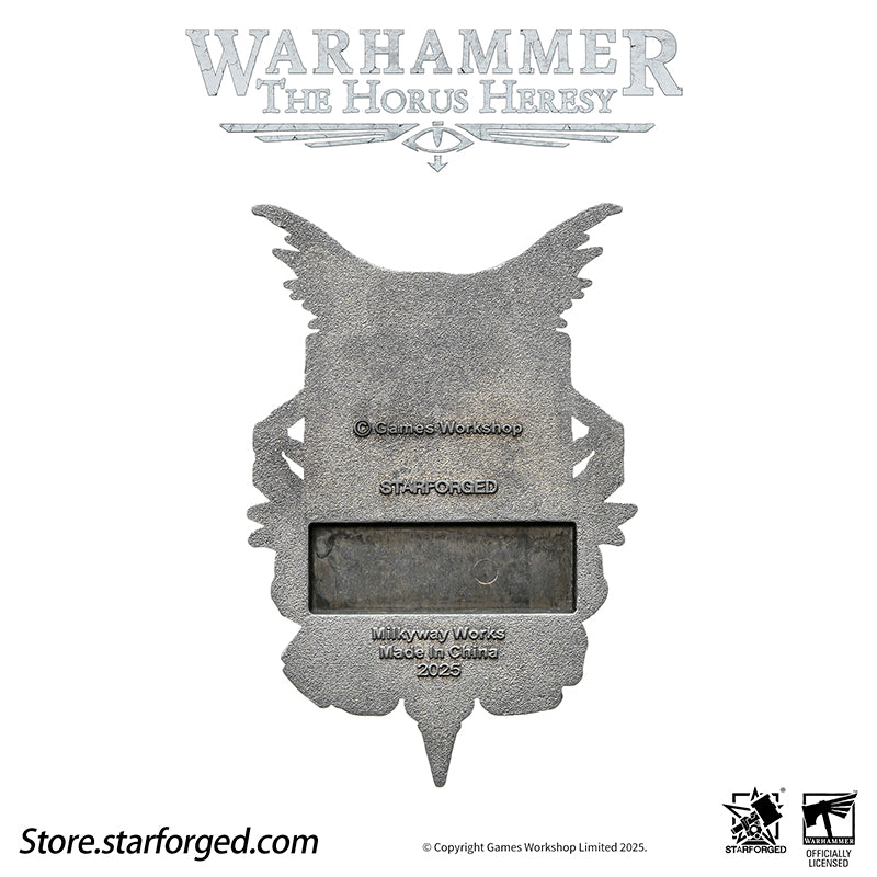 Starforged Warhammer 40K 4th Legion Iron Warriors Honour Badge Of Warsmith Seal Badge The history of the IVth Legion traces back to the final days of the Unification Wars on Terra. Created as part of the Emperor's grand design, the Iron Warriors rapidly expanded during the conflicts, their gene-seed demonstrating remarkable adaptability that allowed the Legion to swiftly integrate new recruits and resources - forming the unyielding foundation for the Great Crusade.