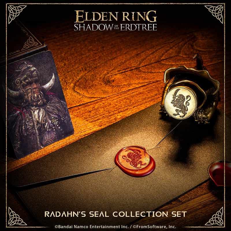 Starscourge Radahn Starforged ELDEN RING Radahn Sealing Wax Statue Commemorative Coins Game Merchandise Officially Authorized "The Red Lion General wielded gravitational powers which he learned in Sellia during his younger days. All so he would never have to abandon his beloved but scrawny steed."