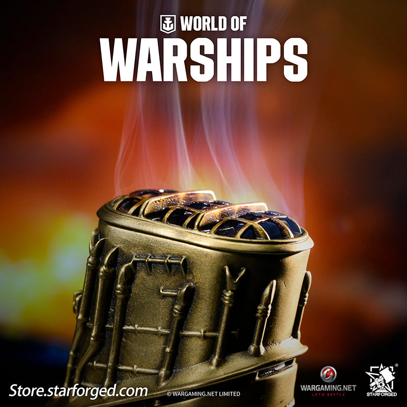 Starforged World of Warships WOWS Themed Incense Burner Game Peripherals Wargaming License