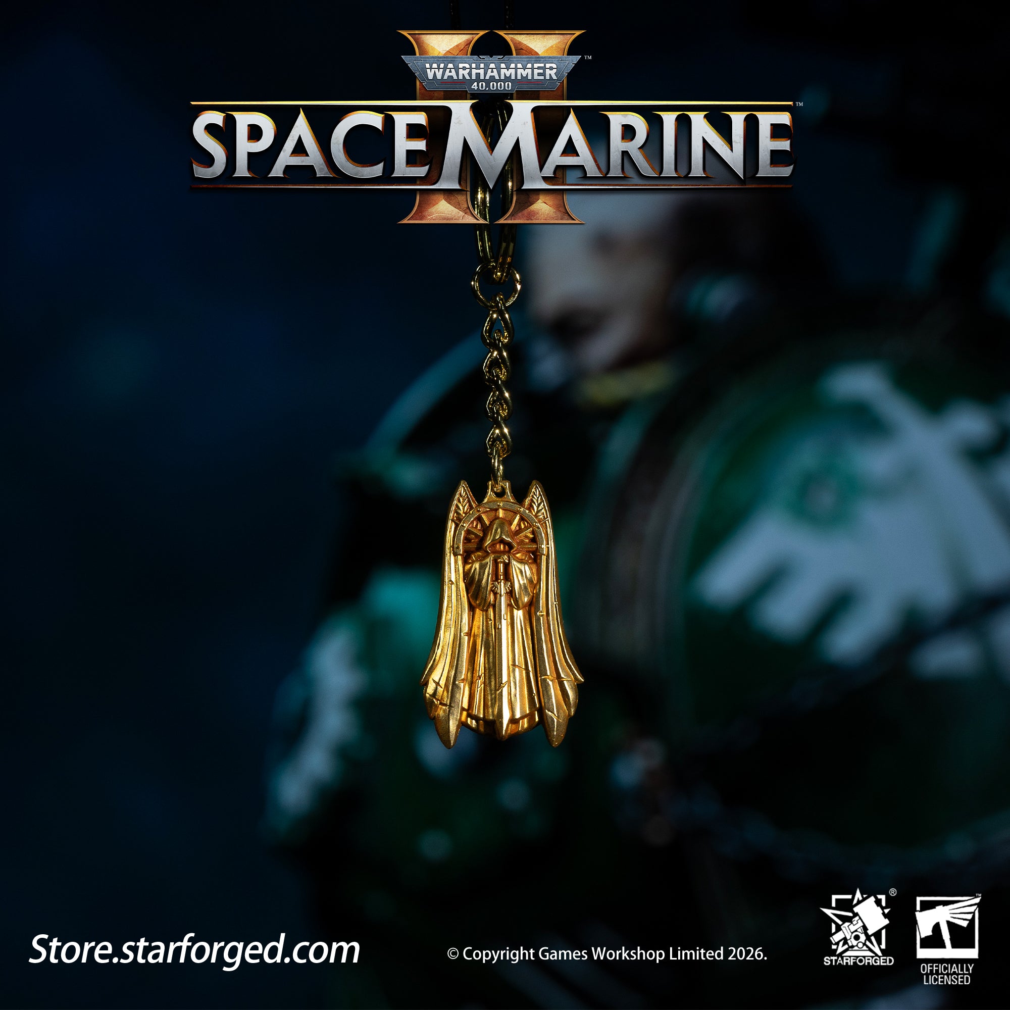 Dark Angels Artificer Chapter Armourial Keychain