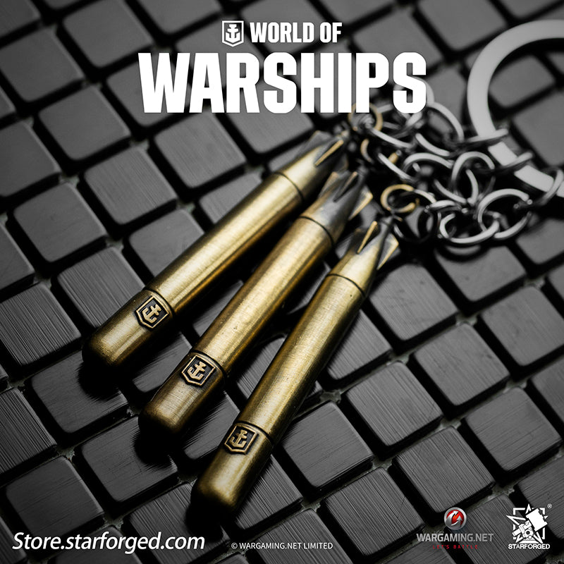 Starforged World of Warships WOWS Torpedo Keychain Game Peripherals Wargaming License