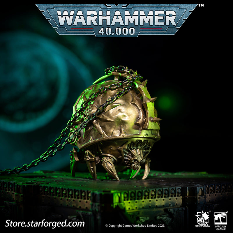 Starforged Warhammer 40K Chaos Space Marines Dark Mechanicum Thurible Incense Burner Men's Fashion Jewelry