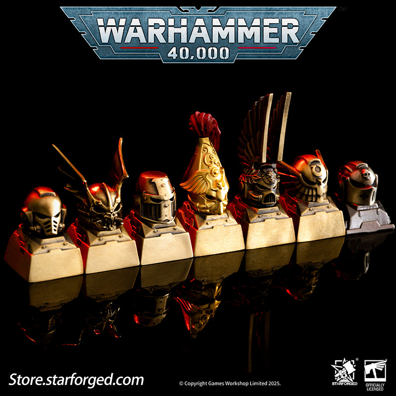 Starforged Warhammer 40K Space Marine Keycaps Keyboard Cap Birthday Gift Other