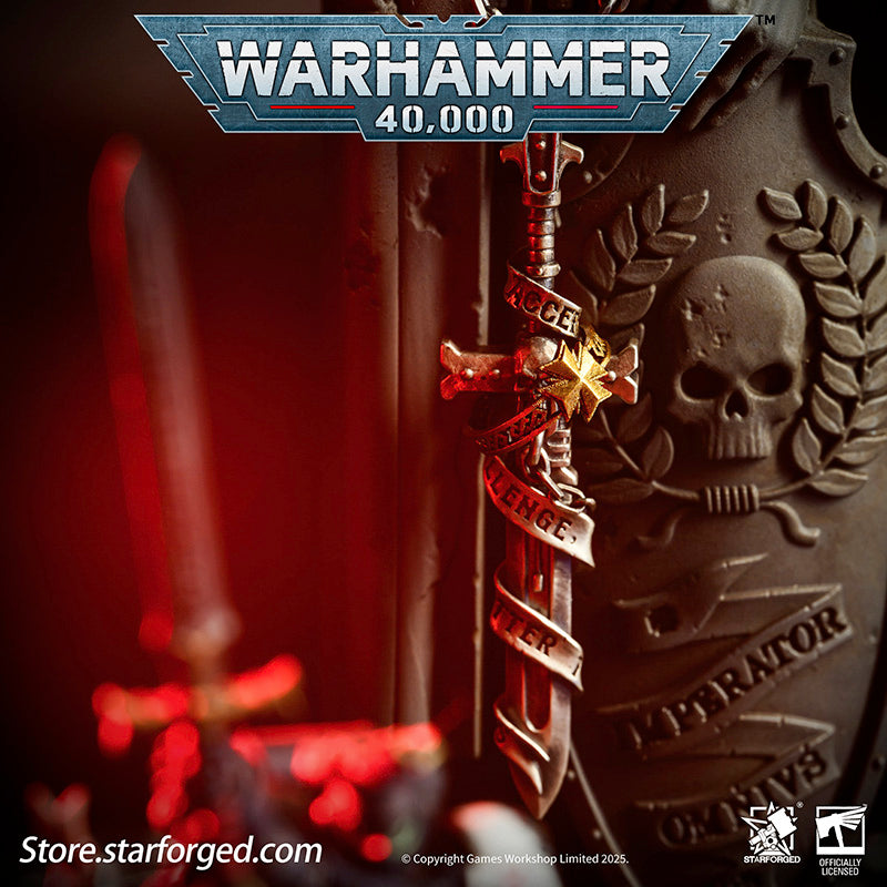 Starforged Warhammer 40K  Sword Of The High Marshal Necklace Pendant Men's Jewelry Birthday Gift