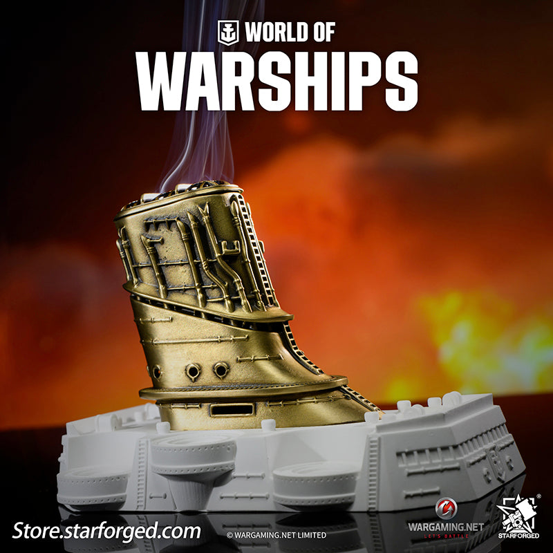 Starforged World of Warships WOWS Themed Incense Burner Game Peripherals Wargaming License