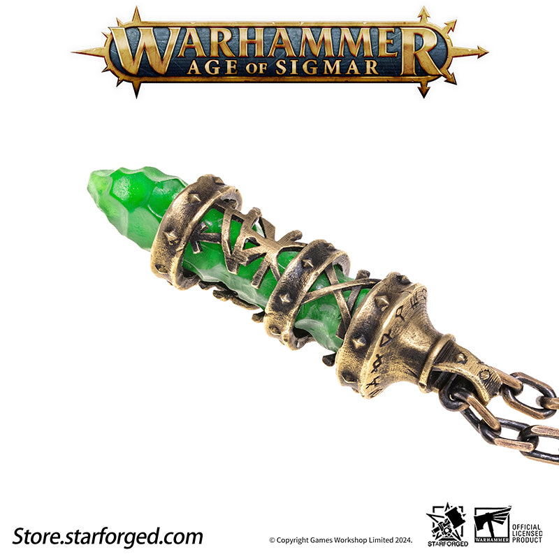 Starforged Age of Sigmar Skaven Warpstone  Copper Necklace Game Peripherals Warhammer Pendant