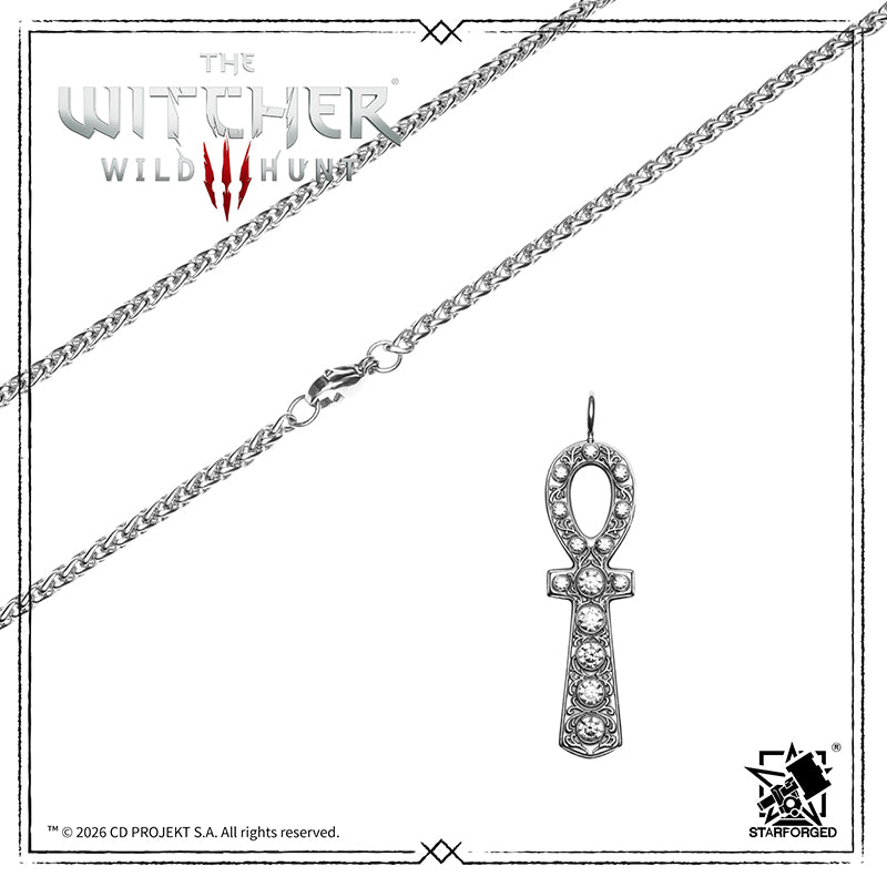 Starforged The Witcher 3: Wild Hunt Keira Metz Necklace Silver Pendant Game Merchandise Officially Authorized