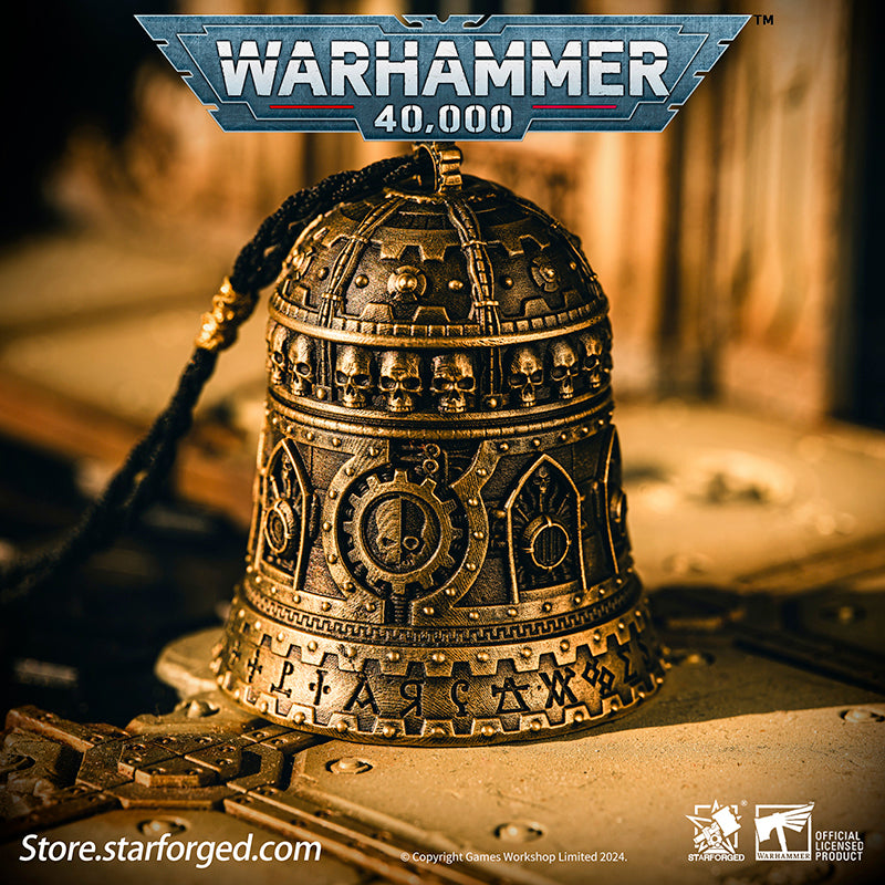 Starforged Warhammer 40K Domination Bell of Ominissah Adeptus Mechanicus Copper Pendant Other